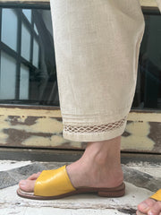 Handwoven urmul cotton straight salwar - Sohni