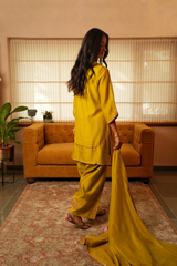 Antara Raahi — Chartreuse | Kurta Set