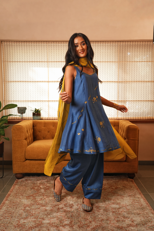 Antara Nira — Sapphire | Kurta Set
