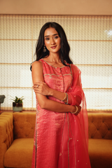 Antara Reva — Coral | Kurta Set
