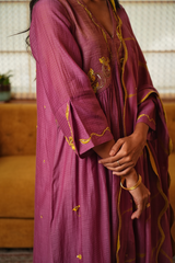 Antara Jeeva — Dusty Orchid | Kurta Set