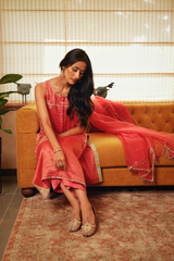 Antara Reva — Coral | Kurta Set