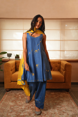 Antara Nira — Sapphire | Kurta Set