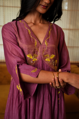 Antara Jeeva — Dusty Orchid | Kurta Set