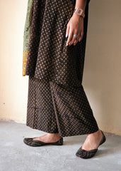 Black ajrakh multi print co ord set