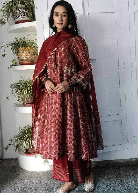 Ember Chevron · Kurta Set