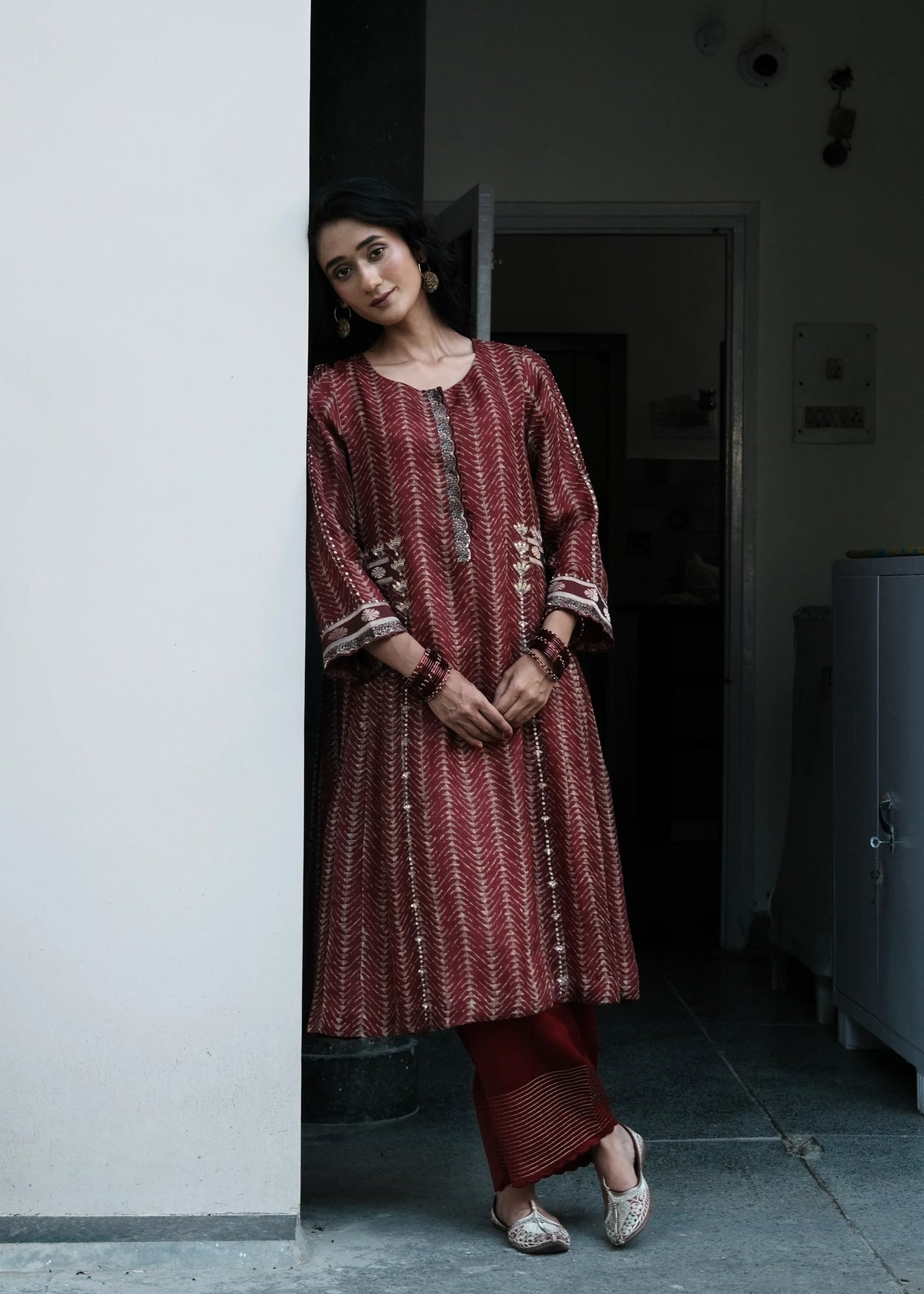 Ember Chevron · Kurta Set