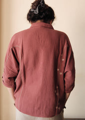Floral Wheel Motif Top
