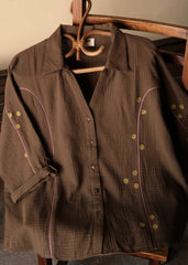 Floral Wheel Motif Top