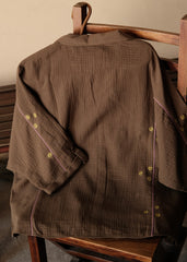 Floral Wheel Motif Top