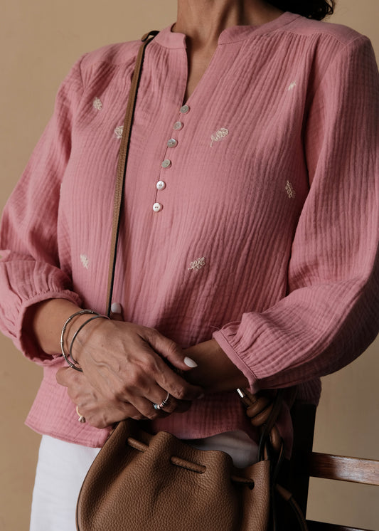 Chakri Bloom Top · Gauze Cotton