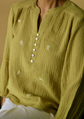 Chakri Bloom Top · Gauze Cotton