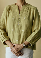 Chakri Bloom Top · Gauze Cotton
