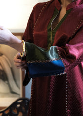 Madder Red Daani Mashru Silk Kurta with Satin Salwar