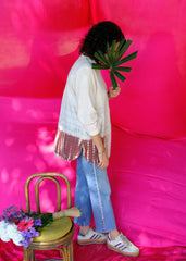 Saath Saath | Cream Kala Cotton Shibori Tunic