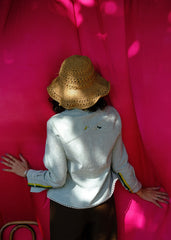 Saath Saath | Ivory Green Check Kala Cotton Top