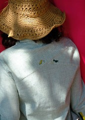 Saath Saath | Ivory Green Check Kala Cotton Top