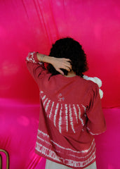 Saath Saath | Old Rose Shibori Kala Cotton Tunic