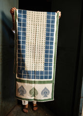 Indigo Spade Scarf