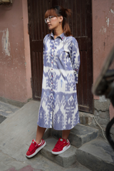 Fergana Blue · Shirt Dress