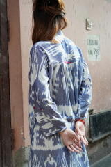 Fergana Blue · Shirt Dress