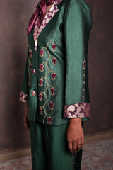 Pine Green Blazer & Pant Set