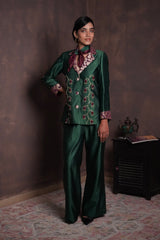 Pine Green Blazer & Pant Set