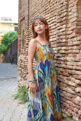 Samarkand Noon · Noodle-Strap Dress