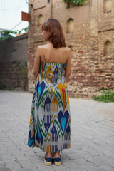 Samarkand Noon · Noodle-Strap Dress